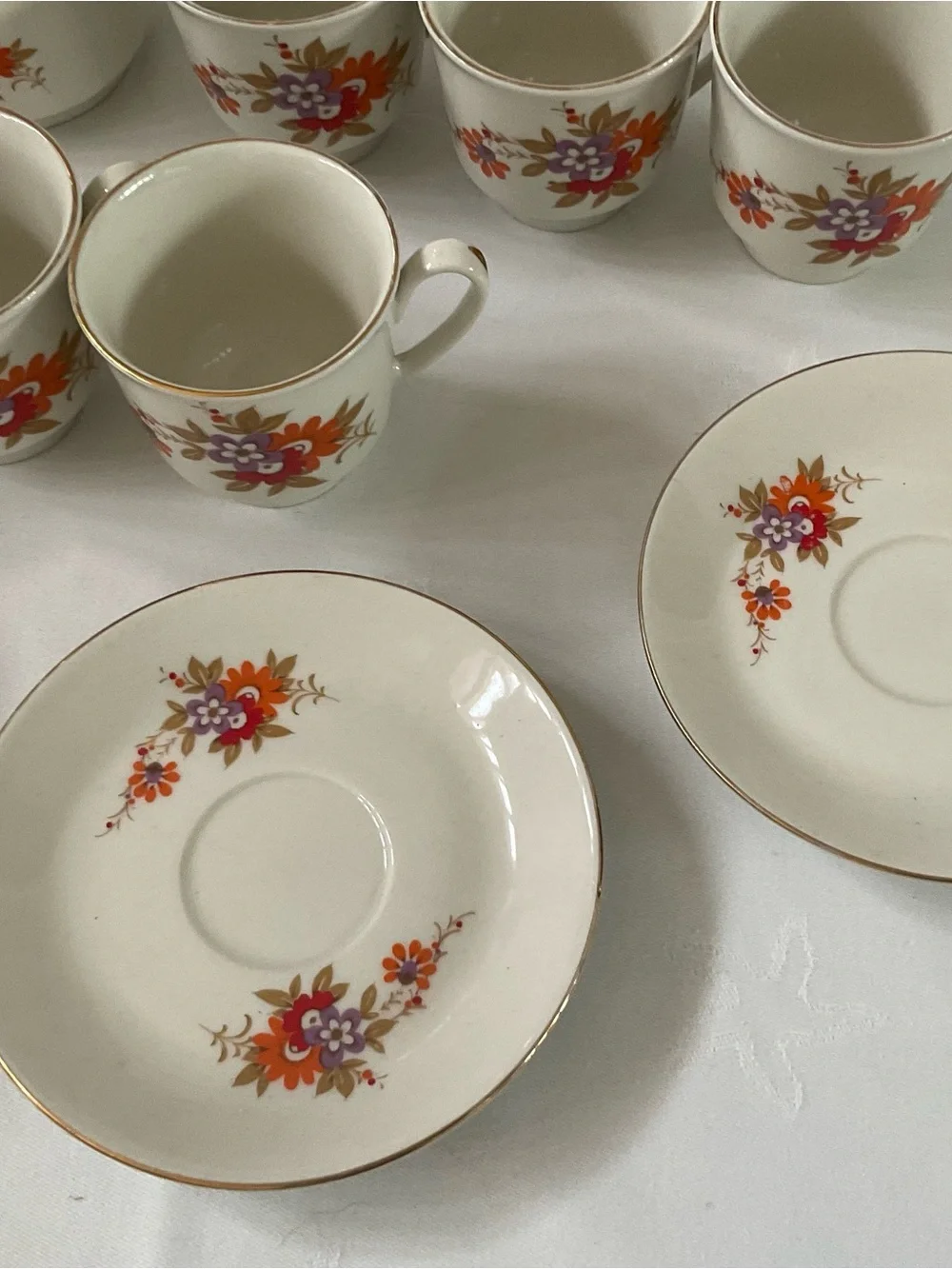 RARE VINTAGE MCM Tognana Porcelain Italian Tea Service